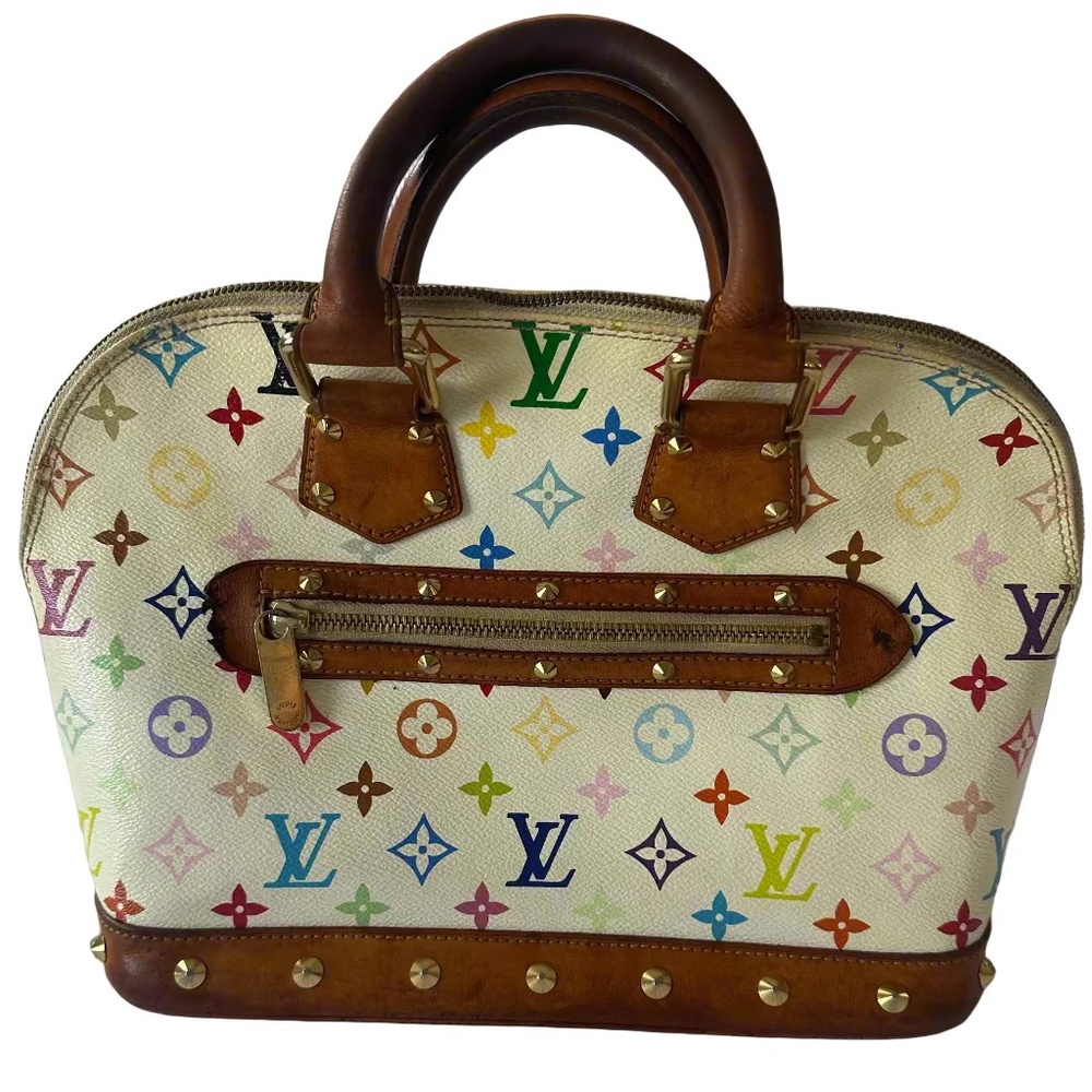 Louis Vuitton Murikami Monogram Multicolor PM Alma Handbag